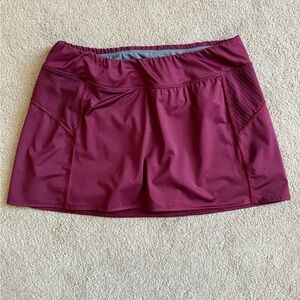 Augusta Women's Burgundy Athletic Skort